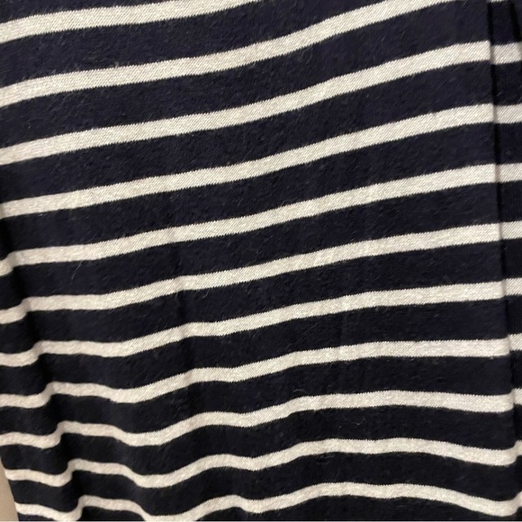 H&M MAMA | Maternity Sweater Dress | Striped Navy & White Midi | Size XS - Picture 5 of 7